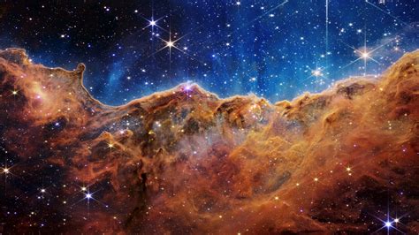 Carina Nebula Wallpaper 4K, Cosmic Cliffs