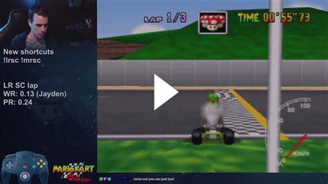 MK64 Speedrunner gets 0:00.10 Lap on Luigi Raceway! : r/LivestreamFail