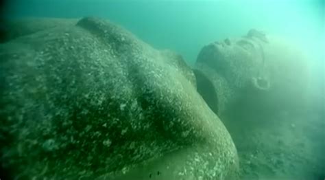 The Lost City Of Heracleion Discovered Deep Underwater