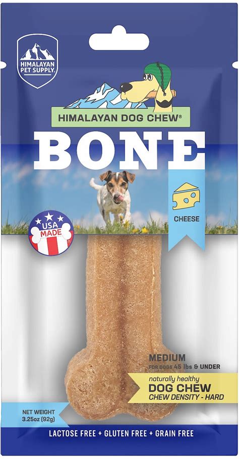 Himalayan Dog Chew Himalayan Cheese Bone Dog Treat, Medium - Chewy.com