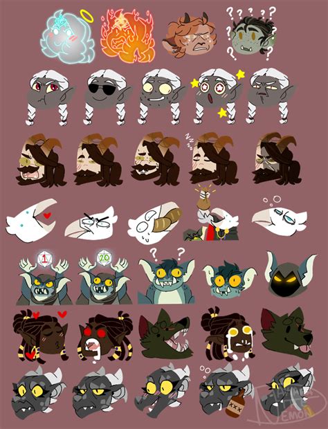 DnD Emojis by NakaratheDemon on DeviantArt