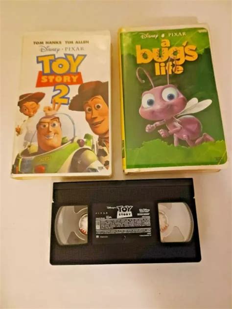 3 DISNEY PIXAR VHS Tapes (Toy Story) (Toy Story II) (A Bug's Life) £8. ...