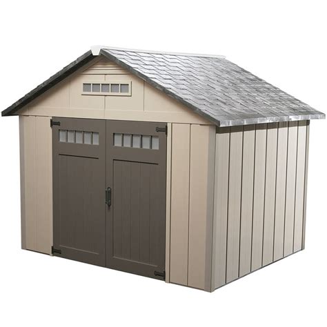 Homestyles 10' x 10' x 8.8' Vinyl Storage Shed at Lowes.com