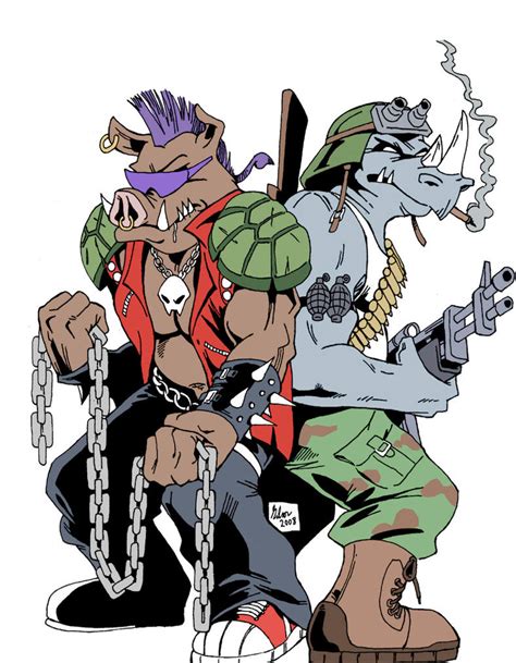 Bebop and Rocksteady by PowermasterJazz on DeviantArt