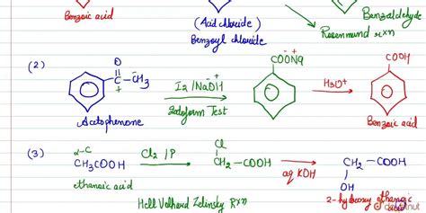 How will you convert : (i) Benzoic acid to benzaldehyde (ii) Acetoph