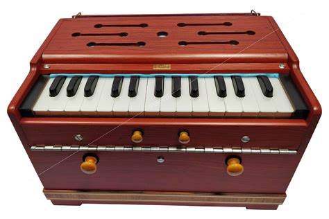 Harmonium Double Reeds 27 English Keys – Red | Haribhau Vishwanath Musical Industries