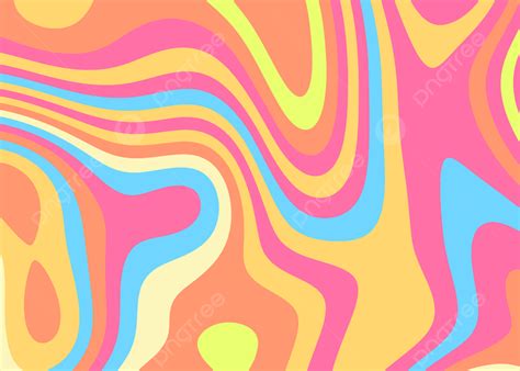 Colorful Groovy Hand Drawn Background, Wallpaper, Psychedelic ...