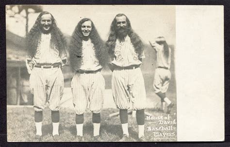 Lot Detail - 1920's House of David Baseball RPPC Postcard