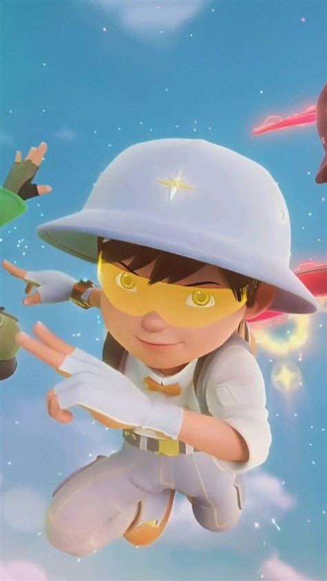 Boboiboy Solar 🌟 | Gambar animasi kartun, Gambar karakter, Animasi