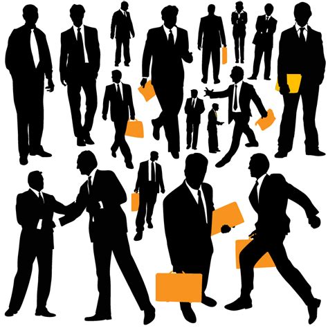 Free Silhouette Business People, Download Free Silhouette Business People png images, Free ...