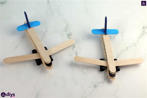 DIY Popsicle Stick Airplane Craft