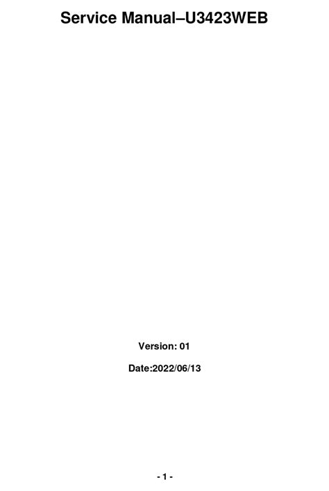 DELL ULTRASHARP U3423WEB SERVICE MANUAL Pdf Download | ManualsLib