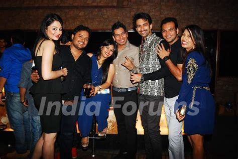 Nandish Sandhu and Rashmi Desai Anniversary and Birthday Party Media