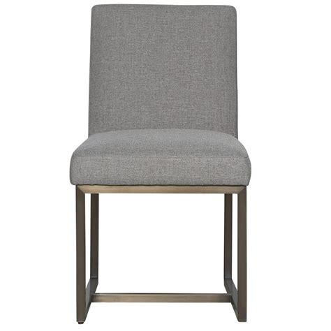 Cooper Modern Bronze Metal Leg Upholstered Side Chair | Zin Home