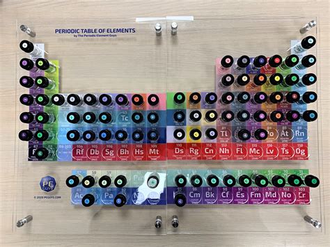 Museum Quality 82 Periodic Table Elements samples in a labeled glass ...