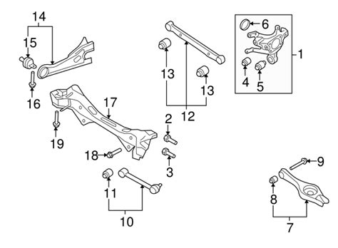 55215-2G000 - Lower Control Arm Bushing - 2007-2012 Hyundai Elantra ...