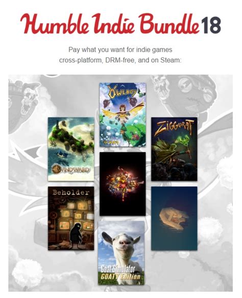 Humble Indie Bundle 18 now up! - SteamUnpowered