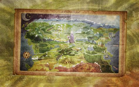 Equestria Map Wallpaper by MLArtSpecter on DeviantArt