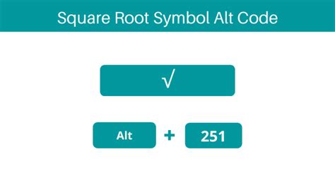 Square Root Symbol Alt Code (Type √ on Keyboard) - How to Type Anything