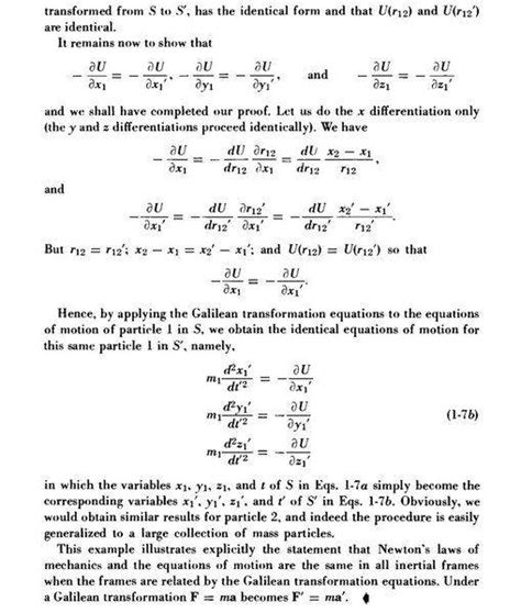 Prove equation of motion is unchanged under Galilean transformation