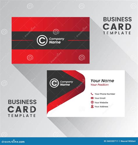 Business Cards Templates. Modern Business Cards Stock Vector - Illustration of graphic ...