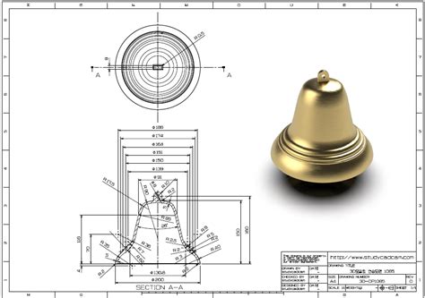 Bell design drawing | GrabCAD Tutorials