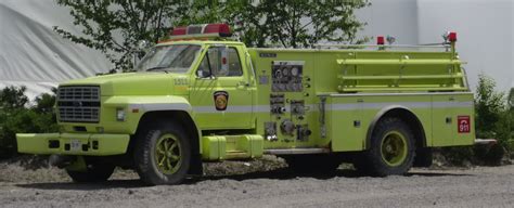 1984 Ford F-800 Fire Truck, s/n 1FDNF82K0FVA65255, 429 Gas, 5 Spd., c/w King Seagrave Model 3910