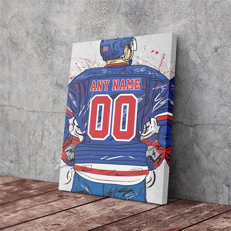 Digital File New York Rangers Jersey NHL Personalized Jersey Custom ...