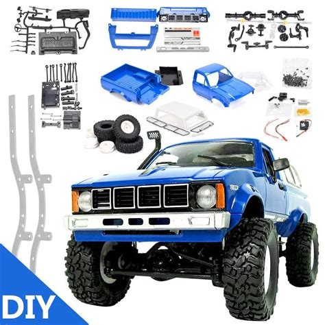 WPL C24 DIY Radio Controlled Cars Off Road RC Car Parts 1:16 RC Crawler ...