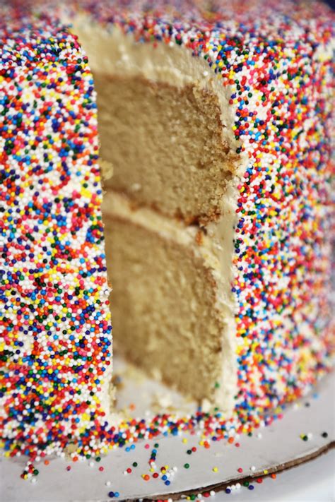 Yellow Birthday Cake With Rainbow Sprinkles Recipe | POPSUGAR Food