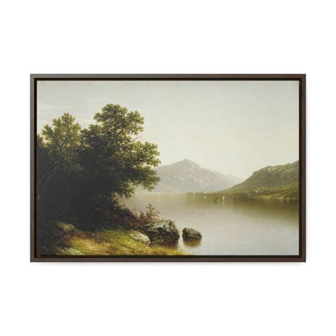 Lake George by John William Casilear American Oil Painting on - Etsy