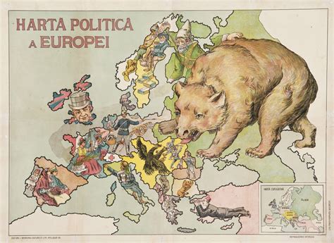 Harta Politica a Europei - Barron Maps