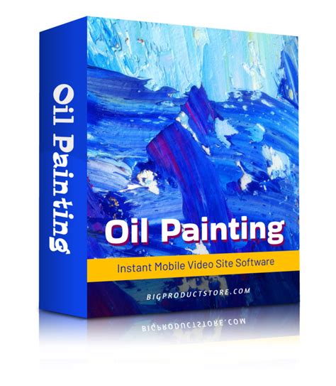 Oil Painting Instant Mobile Video Site Software - BigProductStore.com