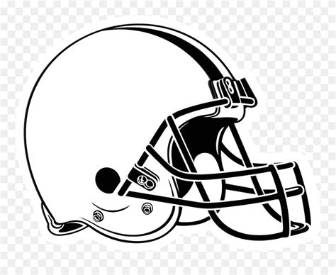 Cleveland Browns Helmet Black And White Clipart Jpg - Cleveland Browns ...