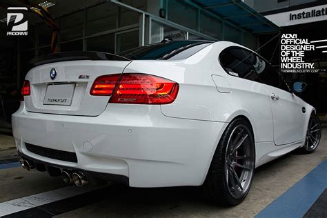 Amazing White BMW M3 Coupe Fitted With Deep Concave ADV1 Rims — CARiD ...