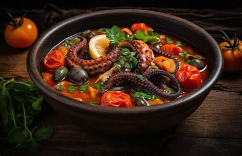 Premium AI Image | mexican Spice Korean Spicy soup with seafood octopus ...