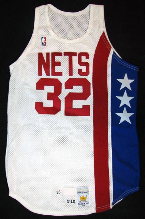 Lot Detail - 1988 New York Nets Team Throwback Jersey Issued to Julius ...