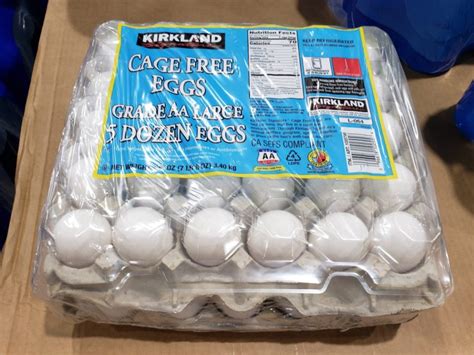 Kirkland Signature Cage Free Large Eggs - 5 Dozen - Eat With Emily