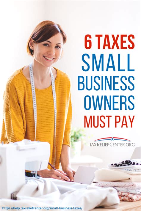 6 Small Business Taxes Owners Must Pay | Tax Relief Center