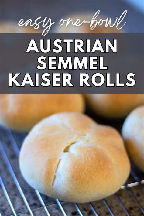 Austrian Semmel (Easy Kaiser Bread Roll Recipe) - Rooted Deep Home