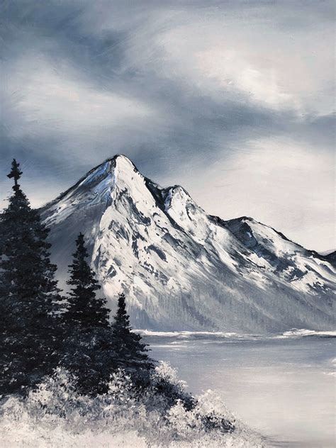 Snowy Mountains | Daniella Gallistl Art