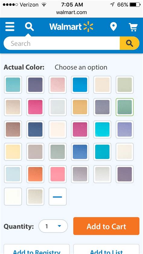 Walmart Chalk Paint Color Chart