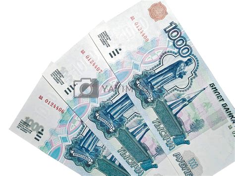 Russian ruble banknotes isolated on white by kvinoz Vectors & Illustrations Free download ...