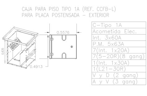 Electric Floor Box Dimensions