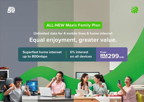 New Maxis Family Plan Offers Unlimited Data For Home And Four Mobile ...