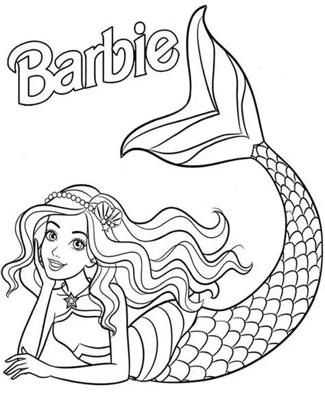 Barbie In 2023 Barbie Coloring Pages, Dolphin Coloring Pages, Mermaid ...