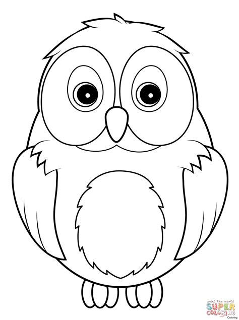 Owl Drawing Easy at GetDrawings | Free download