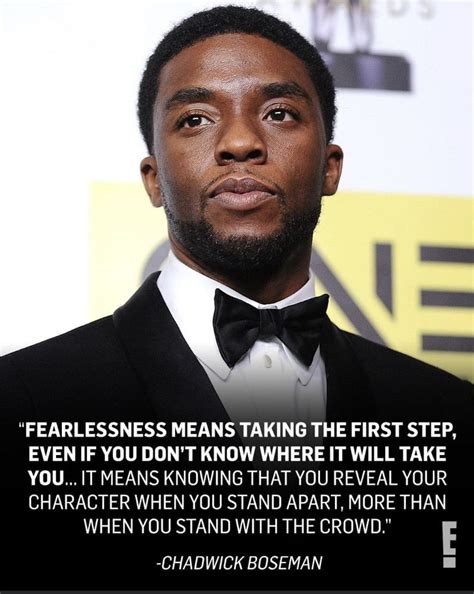 Heaven's Gate, Chadwick Boseman, Take The First Step, Fearless, Reveal, Inspirational Quotes ...