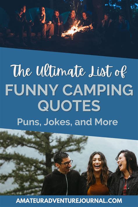 The Ultimate List of Funny Camping Quotes | Camping quotes funny, Camping humor, Camping quotes