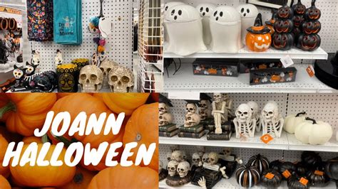 Halloween at Joann Fabrics |SHOP WITH ME| Decor, Baking, Dia De Los Muertos, and More! - YouTube